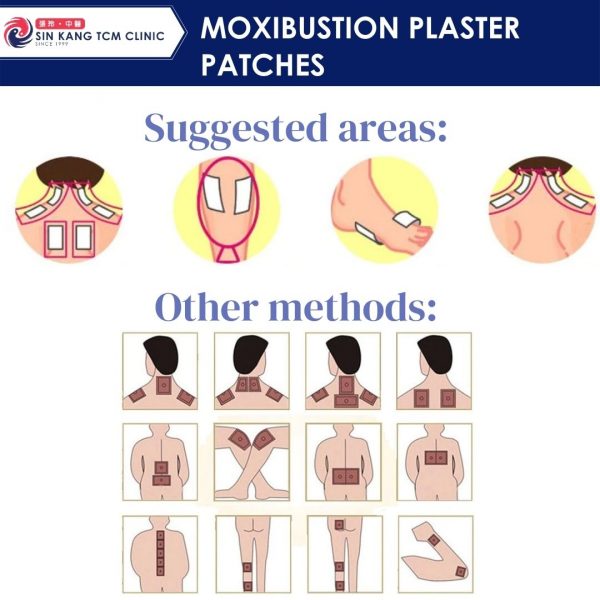 SKM008 Moxibustion Plaster Patch 发热艾灸贴（10片）info 4
